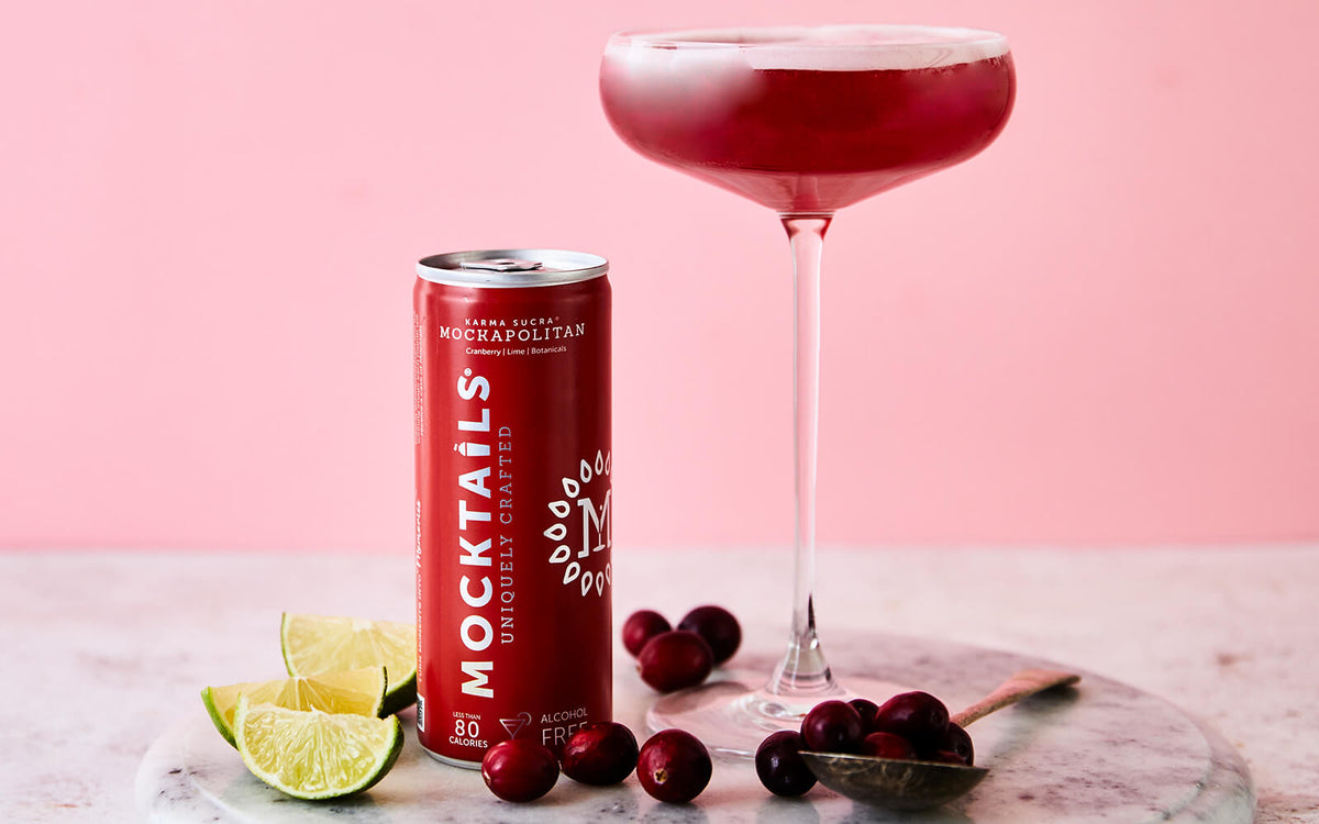 Mocktails Karma Sucra Mockapolitan Nitro Can Mocktails Uniquely